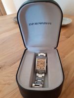 Armani Damenuhr Metallarmband mit champagnerfarbigem Ziffernblatt Nordrhein-Westfalen - Essen-Haarzopf Vorschau