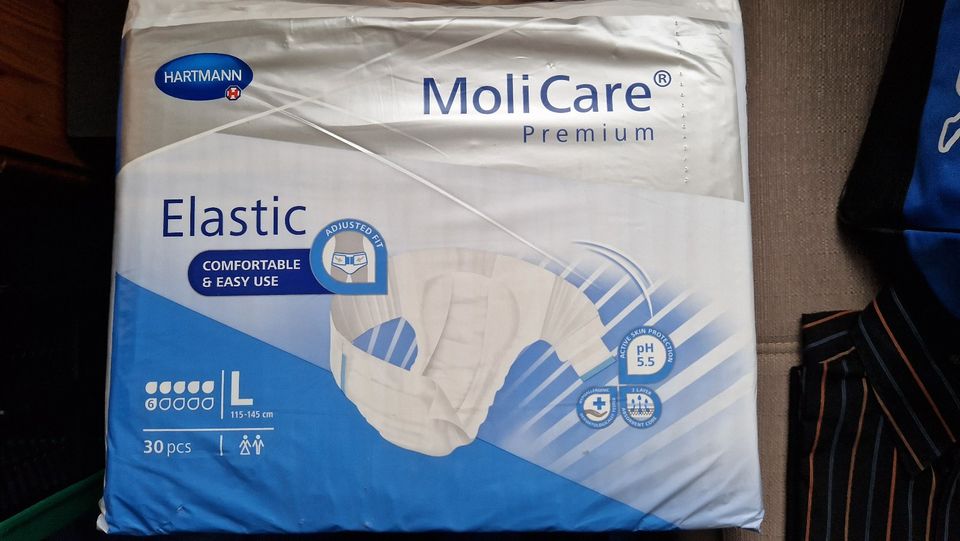 MoliCare® Premium Elastic 5 Trp, G. M, 30x / 6 Trp, G. L 27x in Penzing