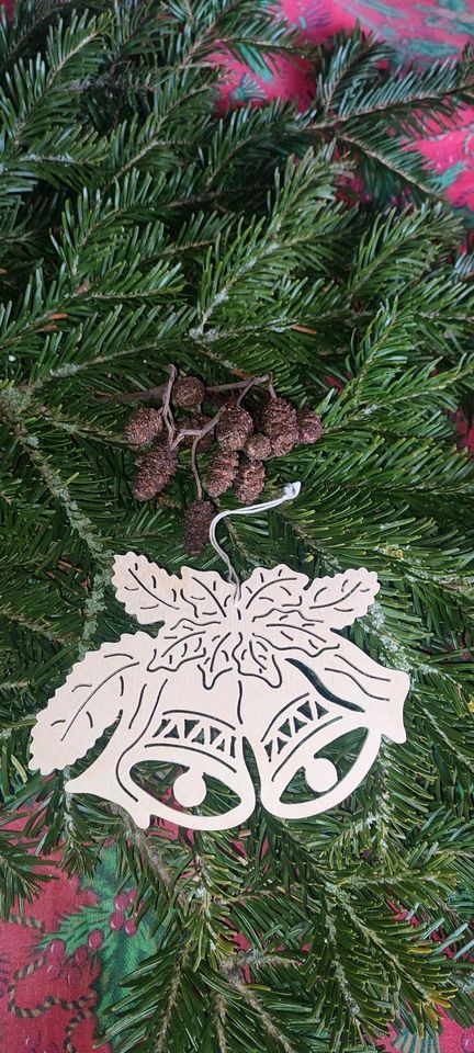 Holz Baumschmuck, Weihnachtsbaum, Geschenk in Reimersgrün