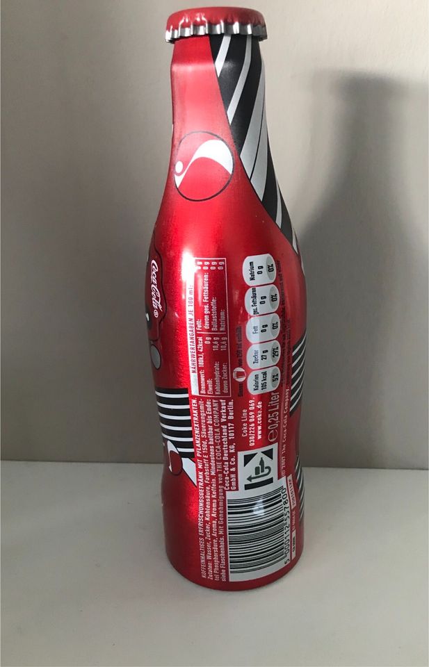 Coca-Cola Glasflasche, Musik, 2007, Sammlerobjekt in Frechen