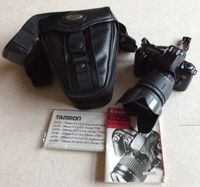 Canon EOS 500 analoge Kamera mit Tamron Objektiv und Hama Blitz Bayern - Bonstetten Vorschau