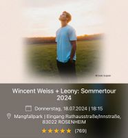 Vincent Weiss + Leony am 18.07.24 Bayern - Rosenheim Vorschau