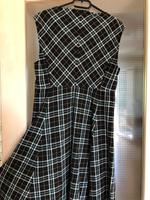 XL 42 Kleid Zara Woman kariert Ballon Bluse blau schwarz bunt Hessen - Schöffengrund Vorschau