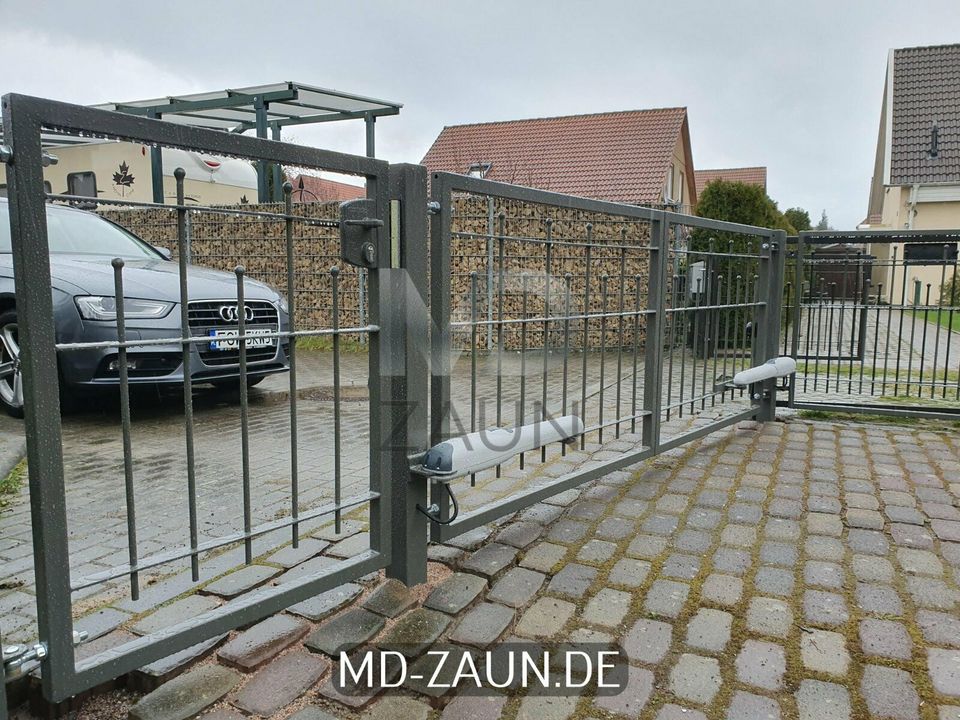 Schmiedezäune I Metallzäune I Doppelstabmattenzäune I aus Polen in Ludwigsfelde