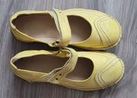 Sandale Slipper mit Schnalle gelb Gr. 38 (Nr. 15) Sachsen - Mockrehna Vorschau