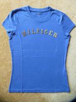 Tommy Hilfiger T-shirt blau mit Pailletten gelb gold S 36 only TH Rheinland-Pfalz - Guldental Vorschau