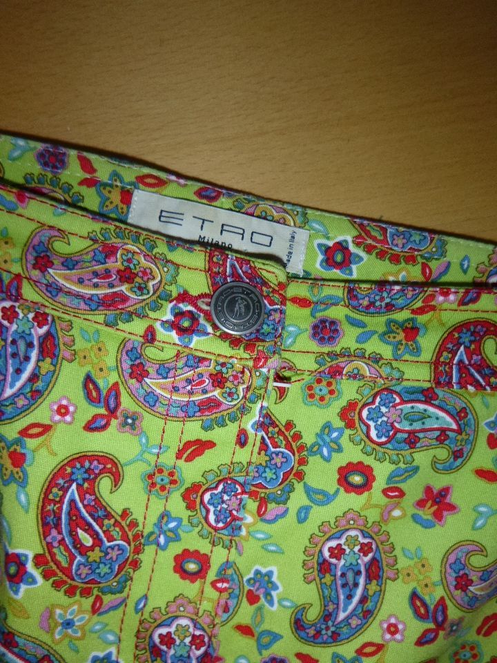 ETRO ❤️ excl. ROCK PAISLEY-DESIGN Apfelgrün Gr. 42 wie NEU in Adendorf