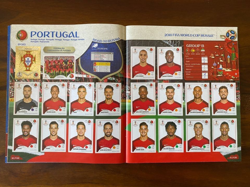 Panini WM Sammelalbum 2018 Russland in Essen