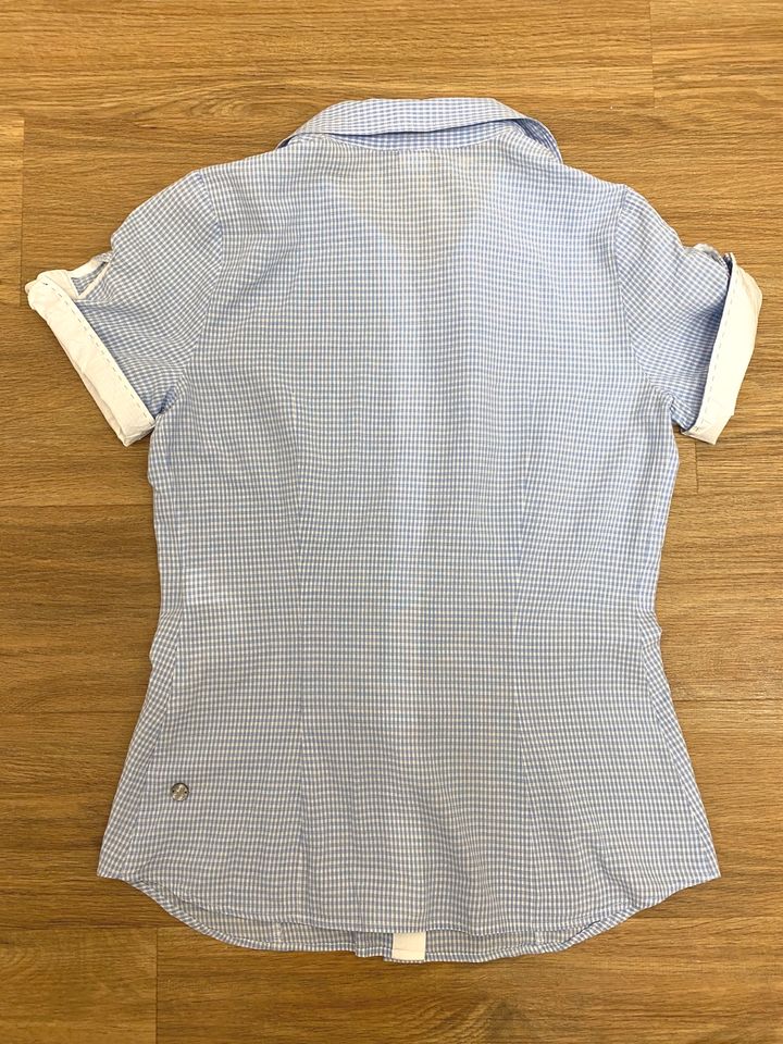 ❤️NEU❤️ Bluse BOSS Orange 34 36 S XS hellblau weiß Kurzarm Hemd in Hamburg