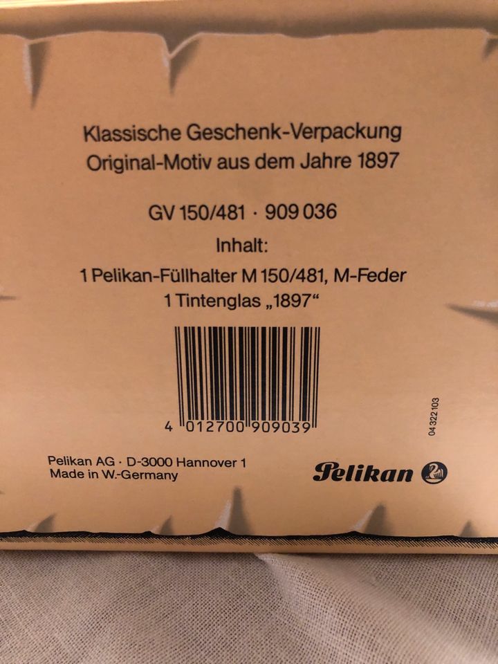 Pelikan, Füllfederhalter, inklusive Tinte und Geschenkverpackung in Bad Zwischenahn