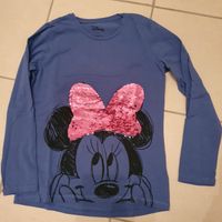 Langarmshirt DISNEY für Mädchen, blau, Größe 146/152 Nordrhein-Westfalen - Ennigerloh Vorschau