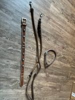 Hunter Lederhalsband braun Leine Halsband Nylon wolters Schleswig-Holstein - Poyenberg Vorschau