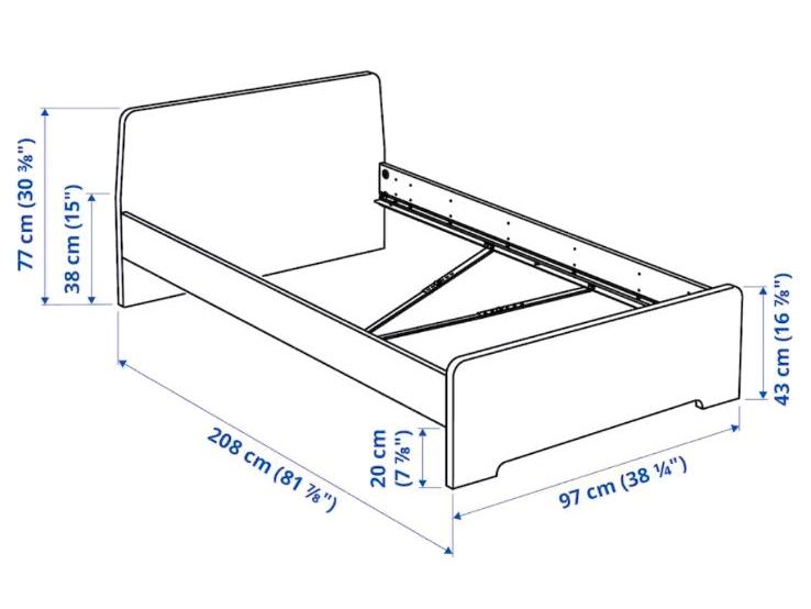 Askvoll Bett Ikea in Lübeck