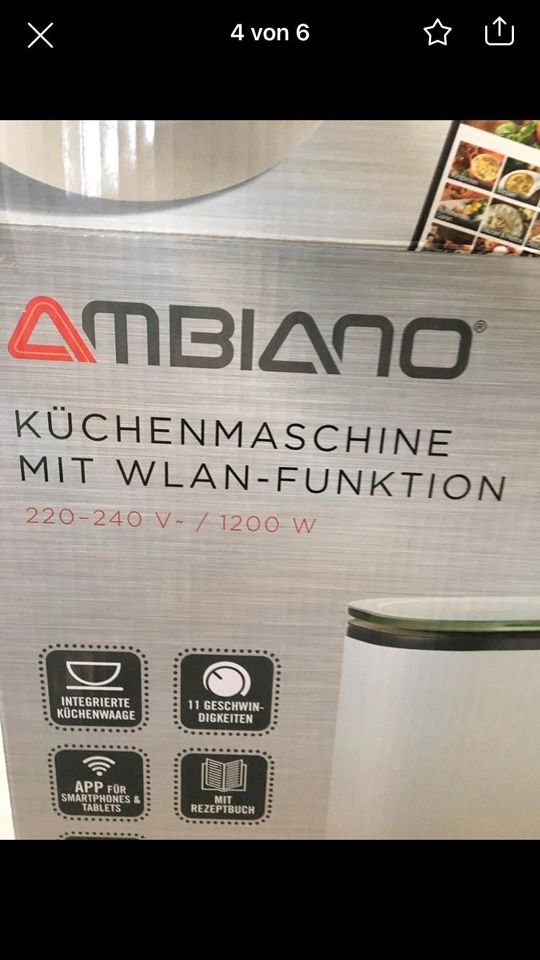 Ambiano Küchenmaschine neu WLAN in Bobenheim-Roxheim