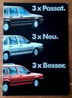 Prospekt VW Passat 3× neu 3 x besser ca. 1985 Niedersachsen - Hildesheim Vorschau