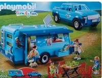 PLAYMOBIL Family Fun 9502 Pick-Up mit Wohnwagen Kr. München - Aschheim Vorschau