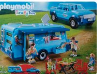 PLAYMOBIL Family Fun 9502 Pick-Up mit Wohnwagen Kr. München - Aschheim Vorschau