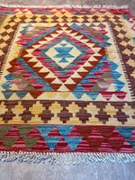 Afghan Kelim 100x99 Kilim Teppich Orient handgewebt rug carpet Berlin - Wilmersdorf Vorschau