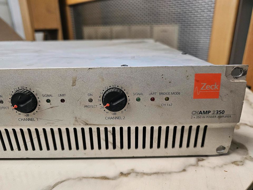 Zeck Champ 2350 Cinema Power Amplifier in Nürnberg (Mittelfr)