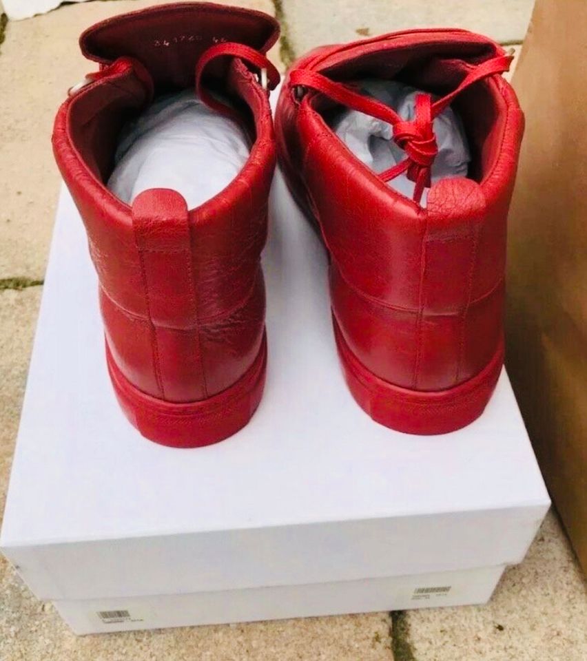 Balenciaga Arena Sneaker Rot Rouge Off White Größe 44 Triple S in Erfurt