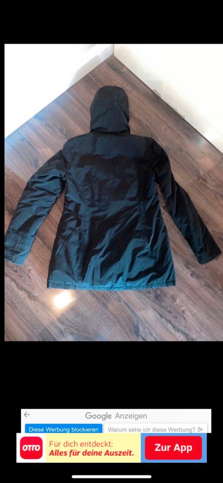 Woolrich Daunenparka Daunenjacke Gr. S, 36 schwarz Klassiker in Berlin