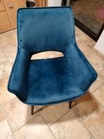 4 wunderschöne stabile Armlehnen-Stühle in dunkel blau Saarland - Ottweiler Vorschau