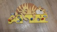 Hakenleiste Garderoben Leiste Holz Kinder Katze 45 cm Dresden - Cotta Vorschau