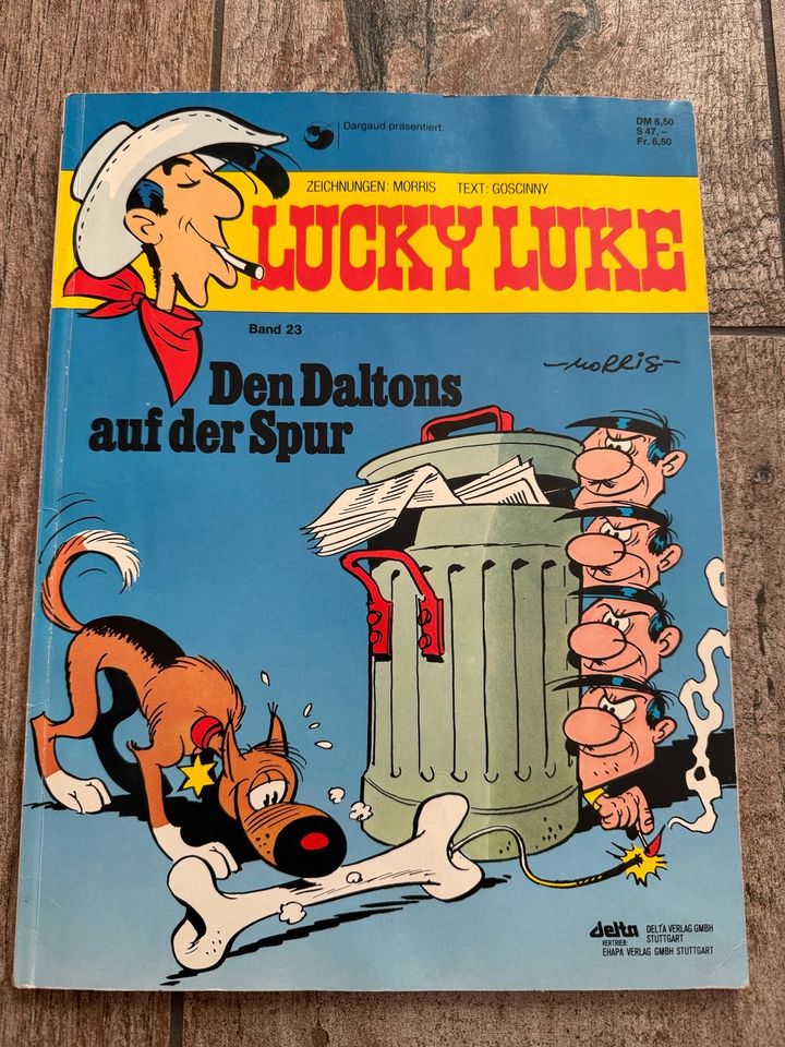 Lucky Luke Comic Den Daltons auf der Spur in Münzenberg