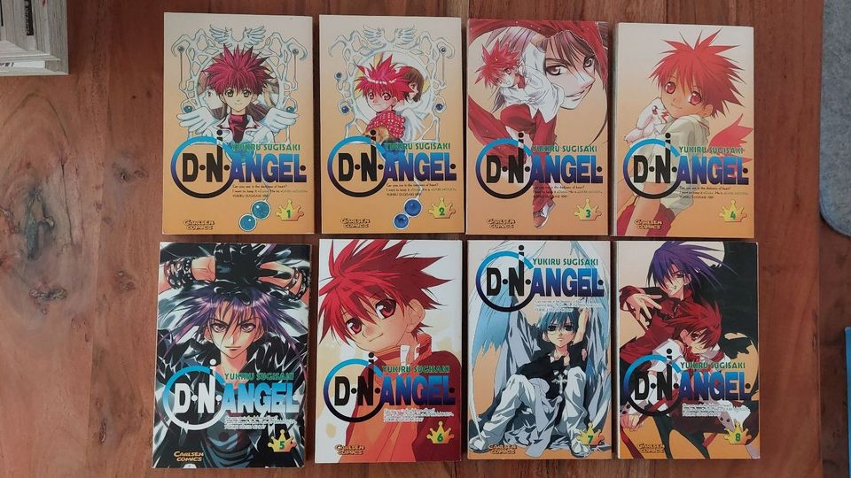 D.N. Angel - Manga Band 1-15, Ausgabe von 2002 in München