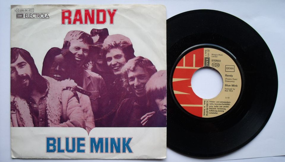 BLUE MINK RANDY Vinyl Single in Wesel