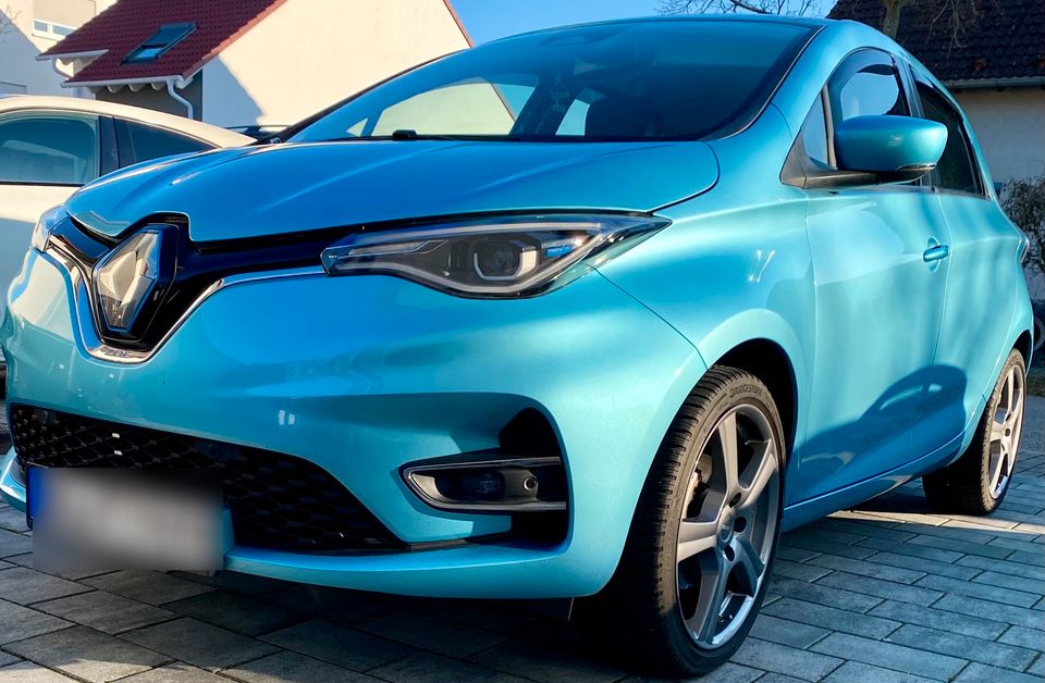 Renault Zoe2, Experience R135 52kwh Mietbatterie in Waghäusel