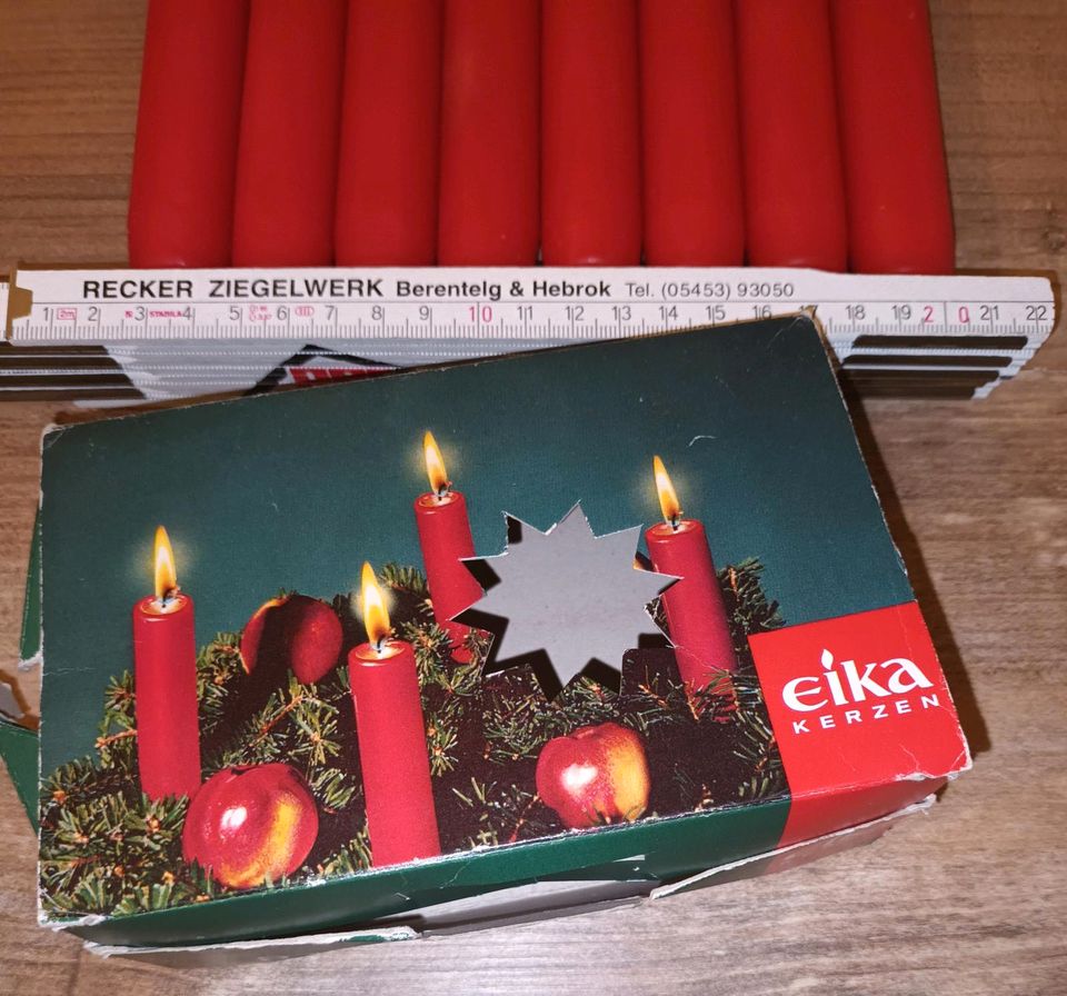 8x EIKA Kerzen Manufaktur VINTAGE Adventkerzen 8er-Set Neu in OVP in Berlin