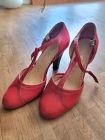 Schicke rote Damen-Pumps, Leder, Grösse 37 Köln - Marienburg Vorschau