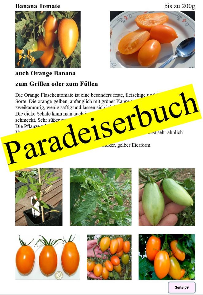 Tomatensamen – 212 verschiedene Sorten - Samenfest in Passau
