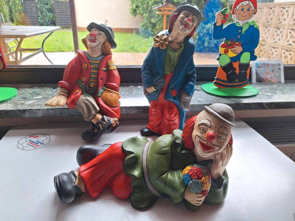 Clownfiguren in Andernach