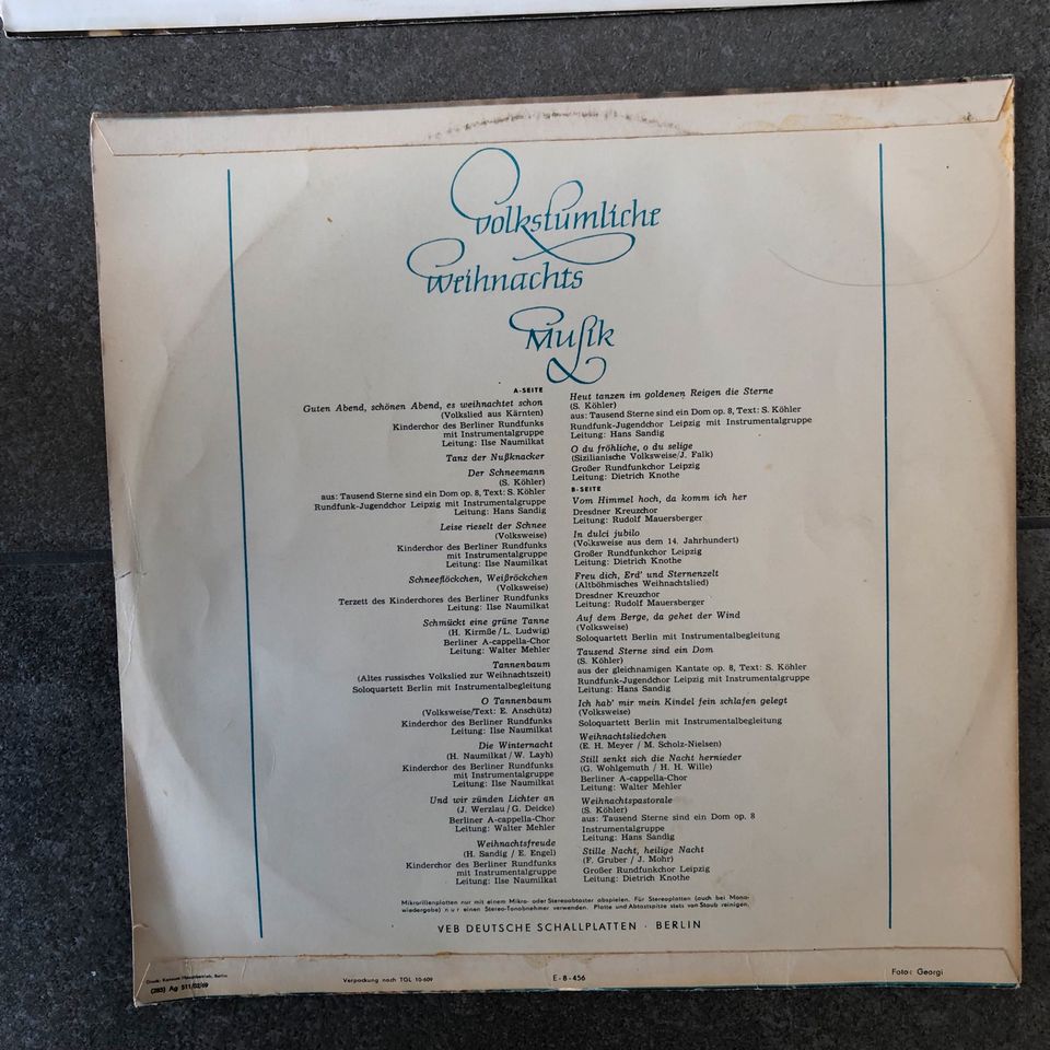 Schallplatten Weihnachten Vinyl in Simmozheim