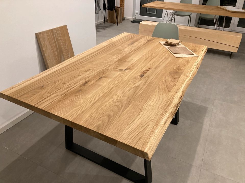 ‼️ Esstisch Tisch Eiche Massiv Design Holz Modern Schreibtisch in Wolfsheim