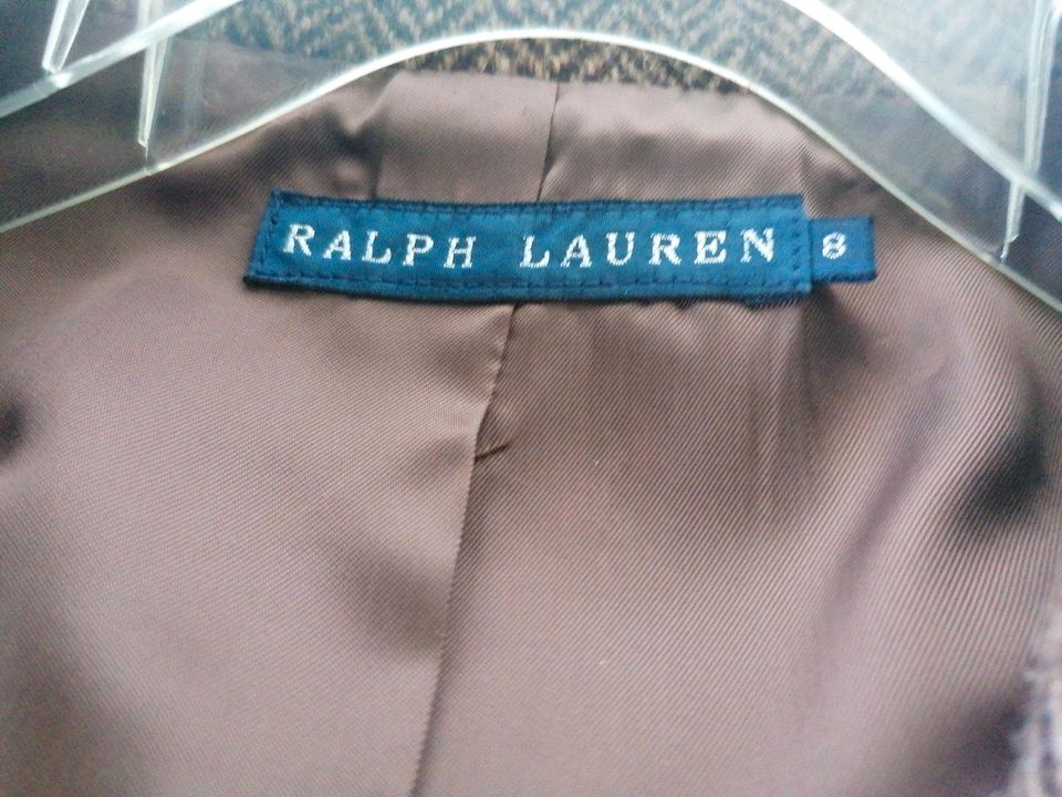 Ralph Lauren Gr. 8 S/M Blazer Wolle County style Braun Fischgrät in Köln
