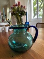 Vase / Wasserkrug blau - Glas Nordrhein-Westfalen - Solingen Vorschau