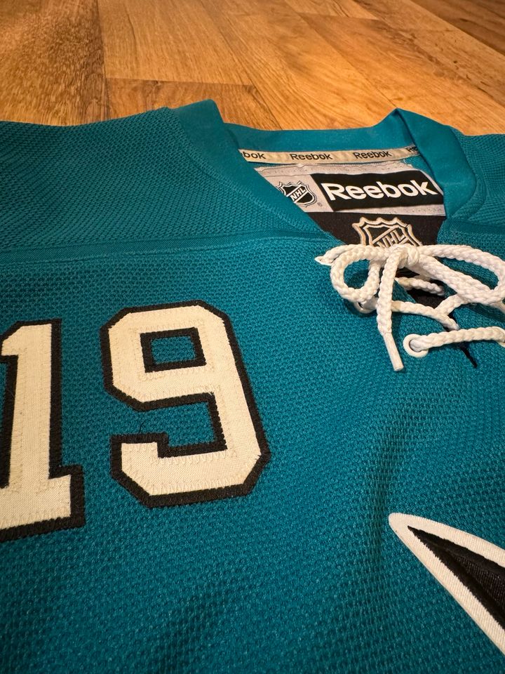 San José Sharks Trikot nhl jersey Reebok Joe Thornton in Halle