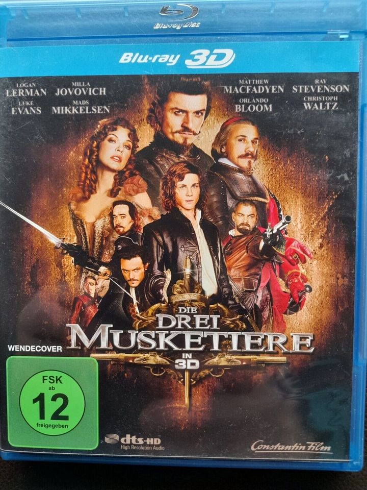 Die drei Musketiere [3D Blu-ray] und 2D Version in Werne