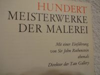 ALTES BUCH HUNDERT MEISTERWERKE DER MALEREI Nordrhein-Westfalen - Kerken Vorschau