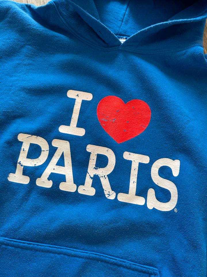 I love PARIS Pullover Sweatshirt Gr. M Damen / Herren blau in Buxtehude