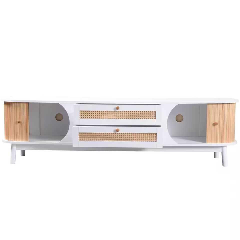 Kommode Sideboard Neu TV Schrank Lowboard Fernsehschrank Rattan in Hamburg