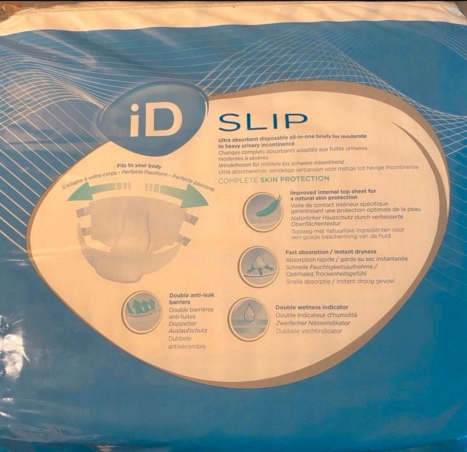 ID Stip Plus XL, Inkontinenz, Windeln für Erwachsene, 4x 14 St, in Alfter