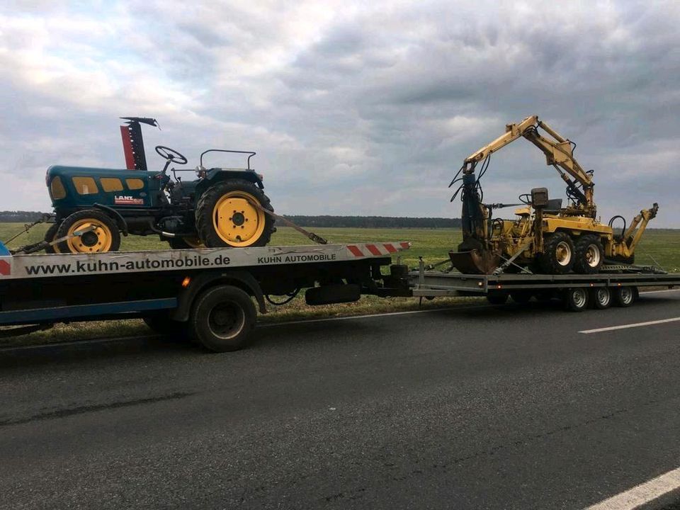 Landmaschinen, Traktor, Baumaschinen, Anhänger,- Transporte in Senftenberg