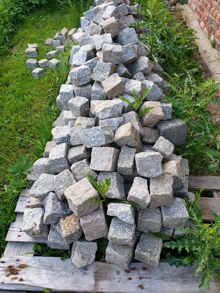 Pflastersteine, Beetumrandung, Granit Pflaster in Neukirchen/Pleisse