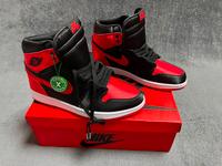 Nike Air Jordan 1 High OG "Satin Bred" Größe 42 Hessen - Obertshausen Vorschau