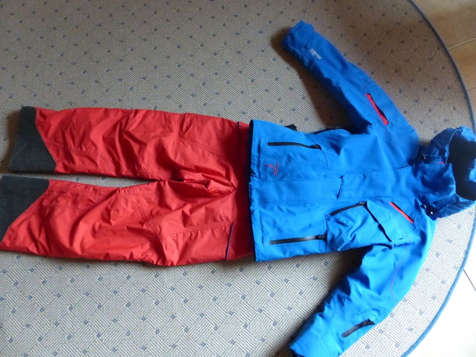 Damen Skianzug Goretex  - Frencys - blau/rot Gr. 34 in Zell Oberpf