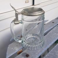 Bierseidel BMF Vintage W-Germany Kristallglas Zinndeckel Stuttgart - Bad Cannstatt Vorschau